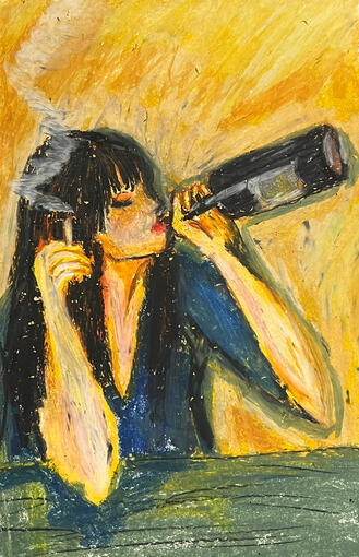 Oil Pastels Art Here’s a link to my TikTok account